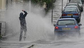 driving in the rain