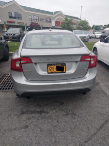 The picture of the assailants car